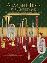Adaptable Trios for Christmas Tenor Sax EPRINT cover Thumbnail